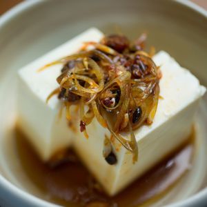 ザーサイ湯豆腐