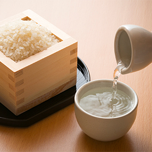 日本酒と米