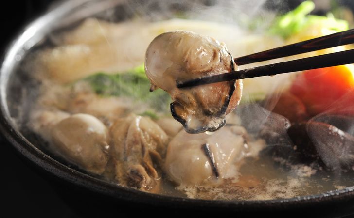 牡蠣の土手鍋
