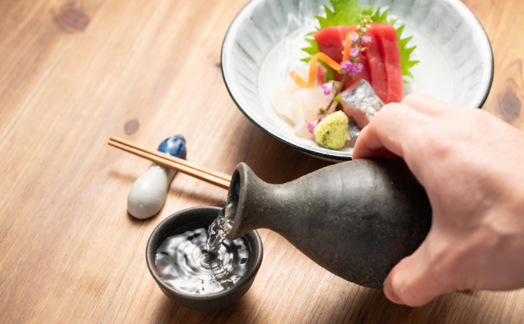 日本酒と食べ物