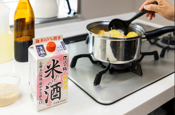 料理に使える米だけの酒