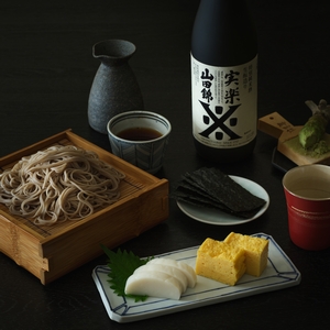 蕎麦前と日本酒