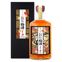 1990 Aged sake Plum Liquor gold leaf